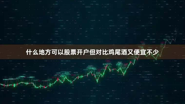 什么地方可以股票开户但对比鸡尾酒又便宜不少